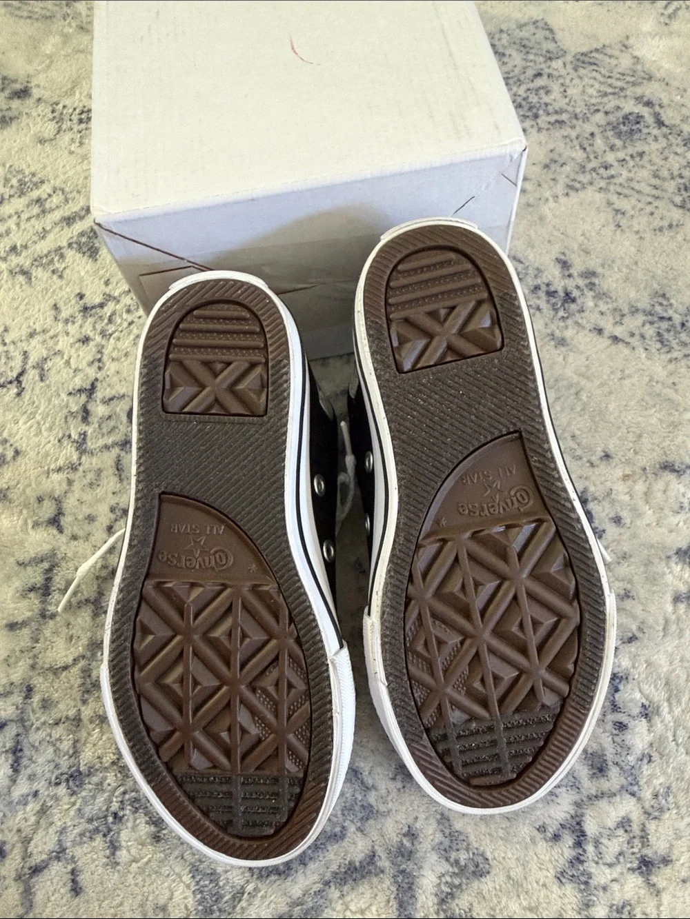 Converse Kids Black and White Low Top Sneakers